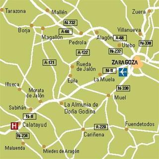 Hotel Fornos Calatayud Eksteriør billede